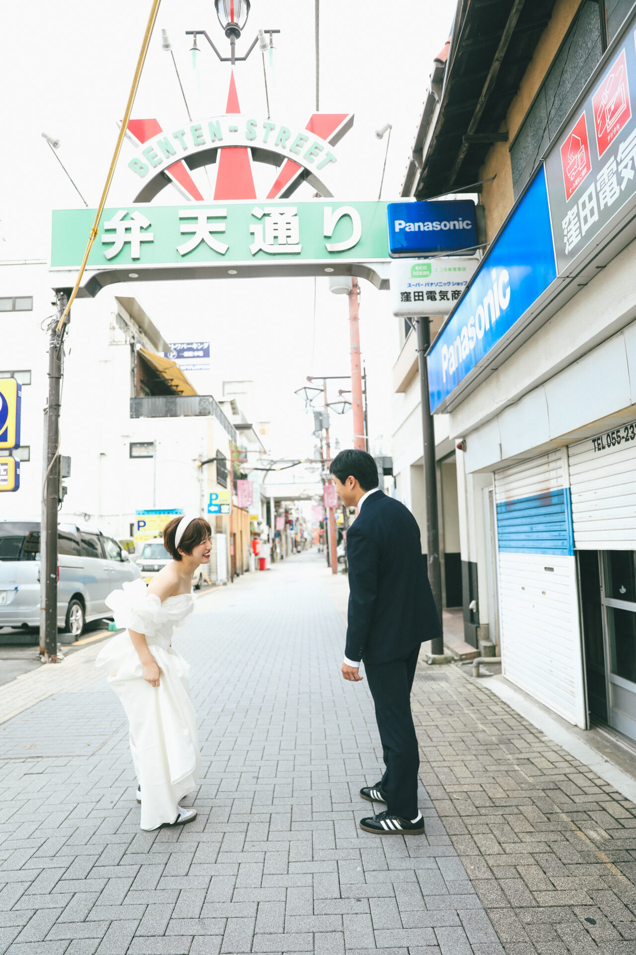 街中フォトウェディング