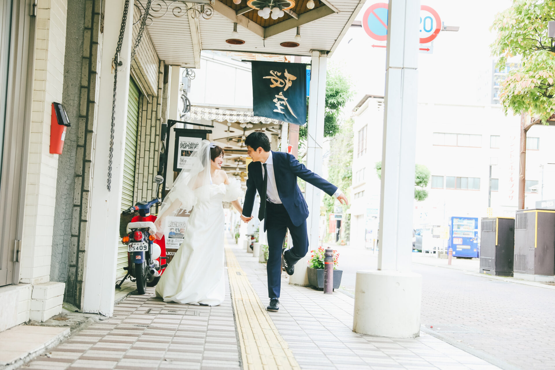 街中フォトウェディング