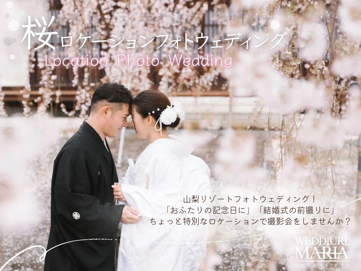 【受付中】桜フォトウェディング🌸